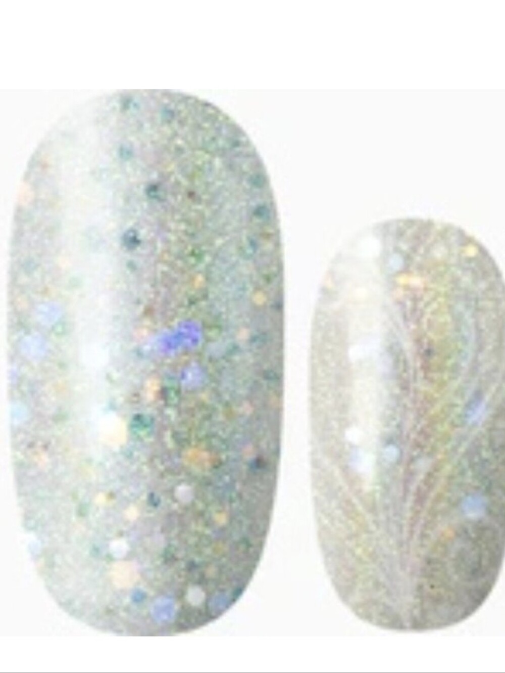 3 for 15 - LILY & FOX - FAIRY LIGHTS Nail Stickers Wrap Strips Pastel Glitter - Picture 1 of 11